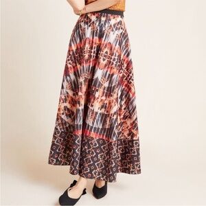 Anthropologie Kaleidoscope Maxi Skirt 3X